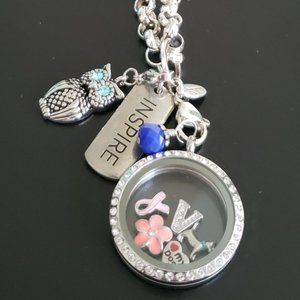 Origami Owl locket & necklace